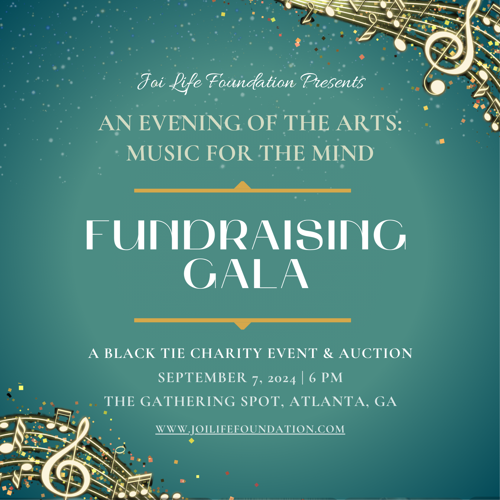 An Evening of the Arts: Music for the Mind Gala Saturday, September 7, 2024